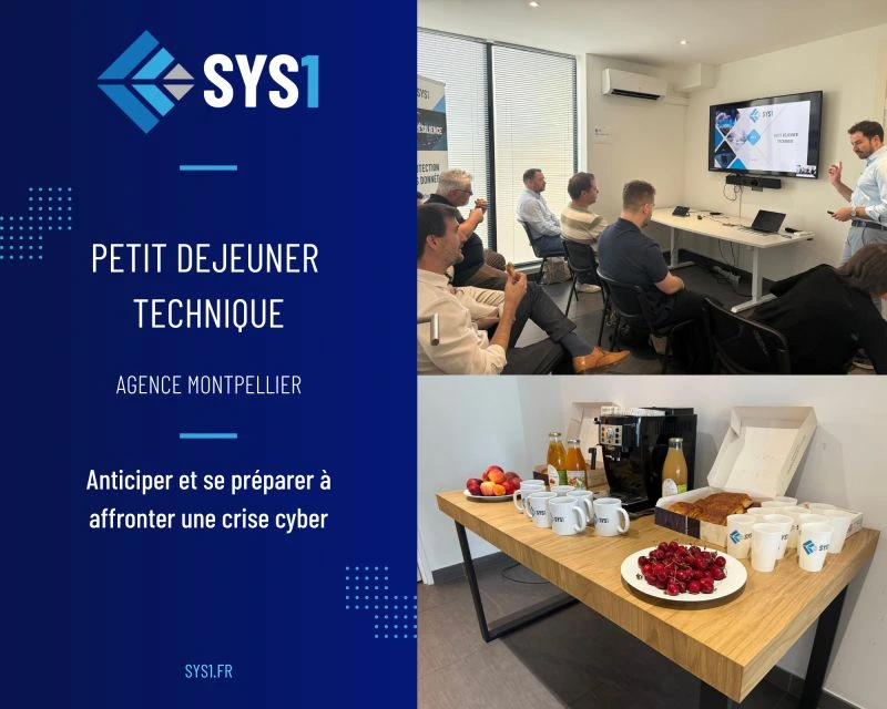 Petit déjeuner technique SYS1 à Montpellier