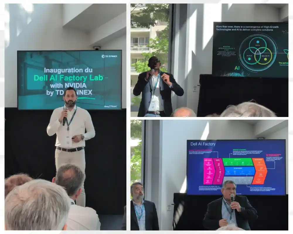 SYS1 présent à l'inauguration du nouveau laboratoire d’intelligence artificielle (IA Factory) en France de Dell Technologies et TD SYNNEX.