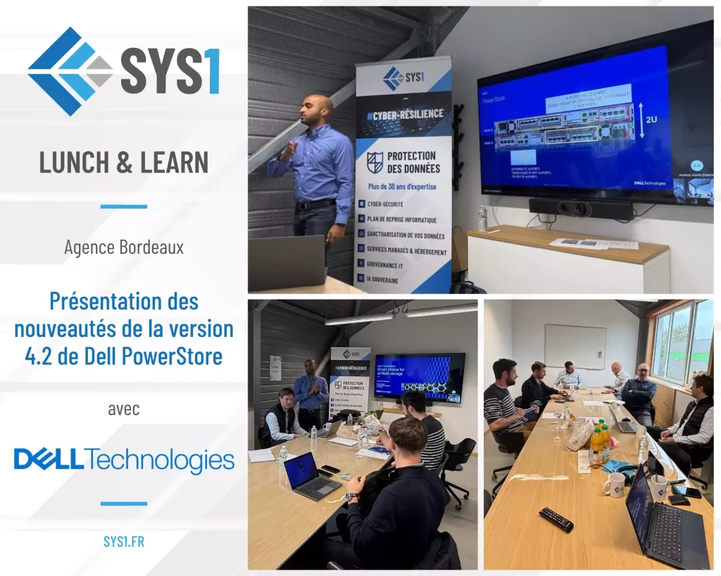 Atelier technique SYS1 à Bordeaux avec Dell Technologies